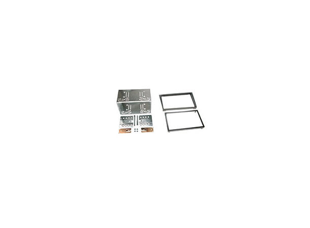 Monteringsramme 2-DIN, 05->, 2 DIN Opel, Renault, Subaru, Nissan,Suzuki 